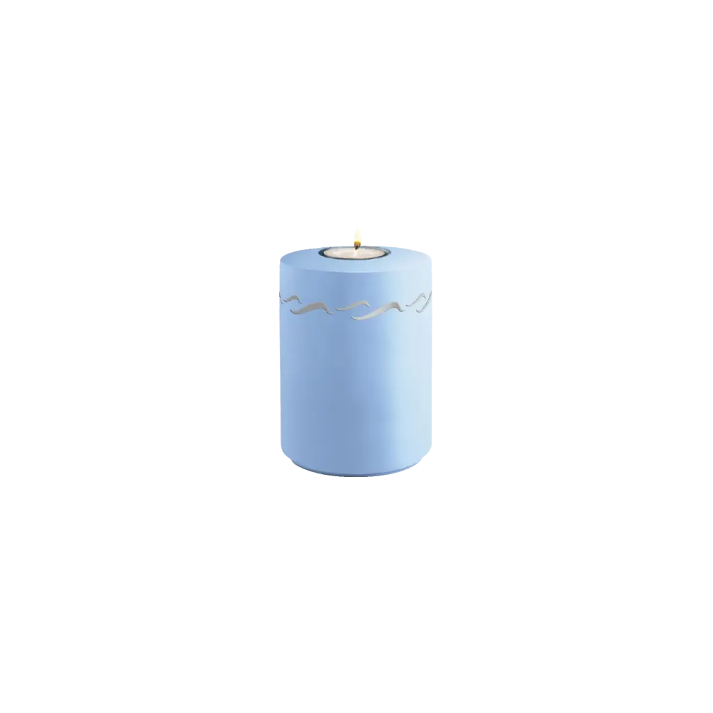 AQUA BRISE BIO-LEHM Memory atlantikblau silber