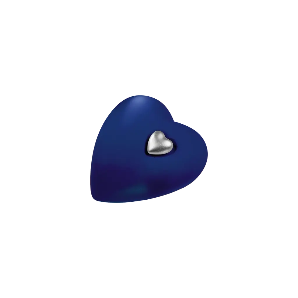 AQUA HERZ BIO-LEHM Memory saphir silber