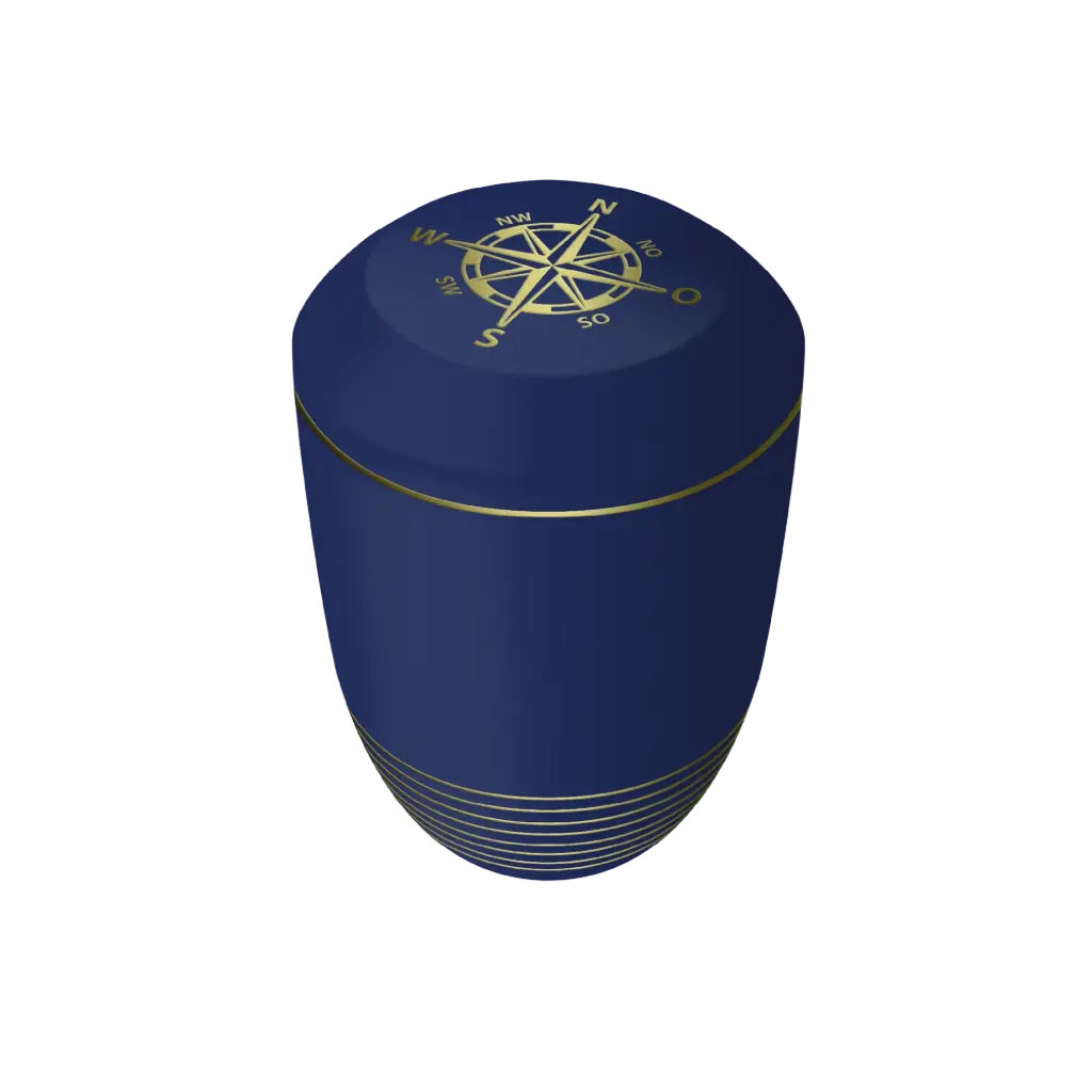AQUA KOMPASS BIO-LEHM Urne saphir gold