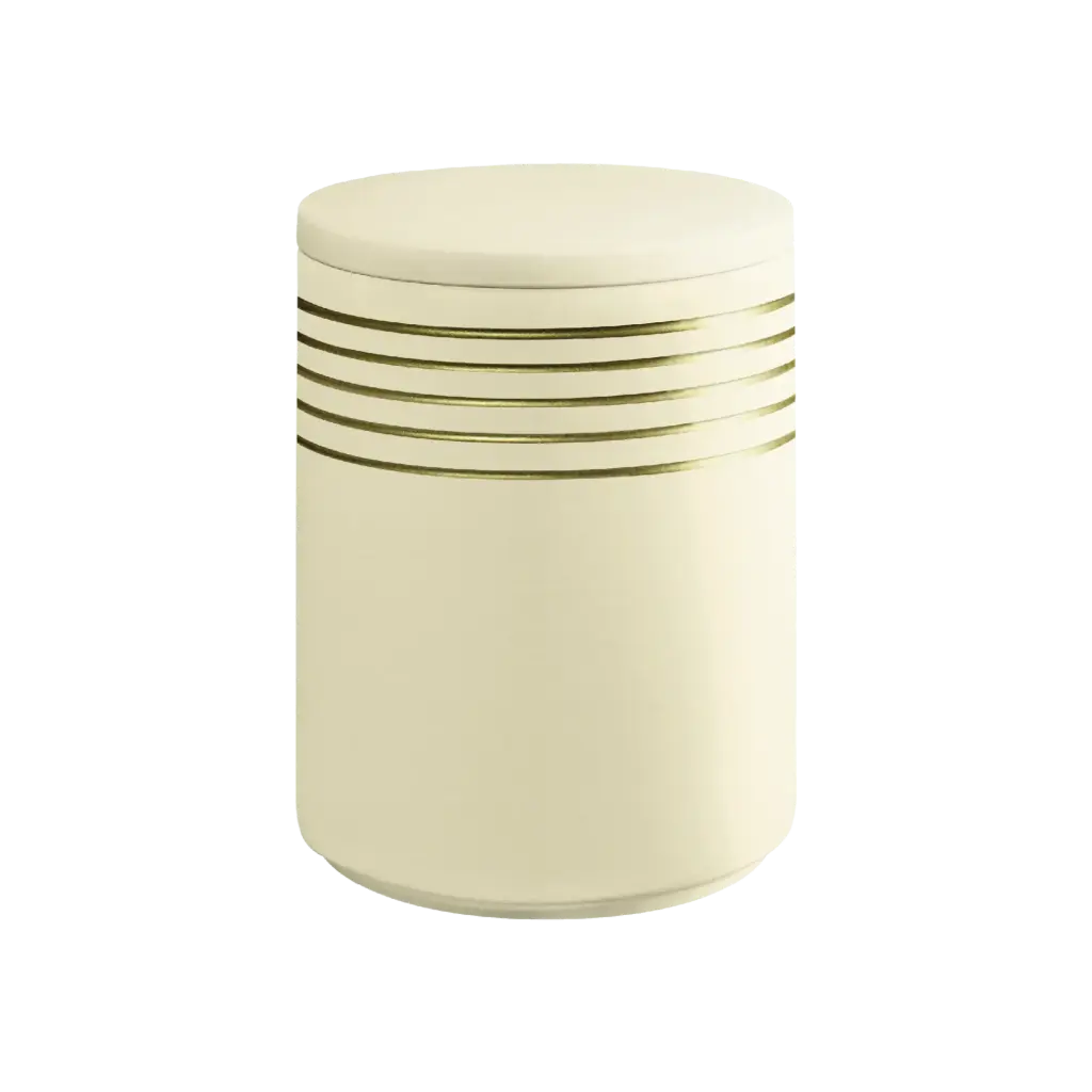 AQUA NOVA BIO-LEHM Urne sandbeige gold