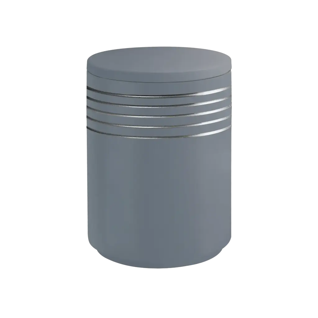 AQUA NOVA BIO-LEHM Urne taubenblau silber