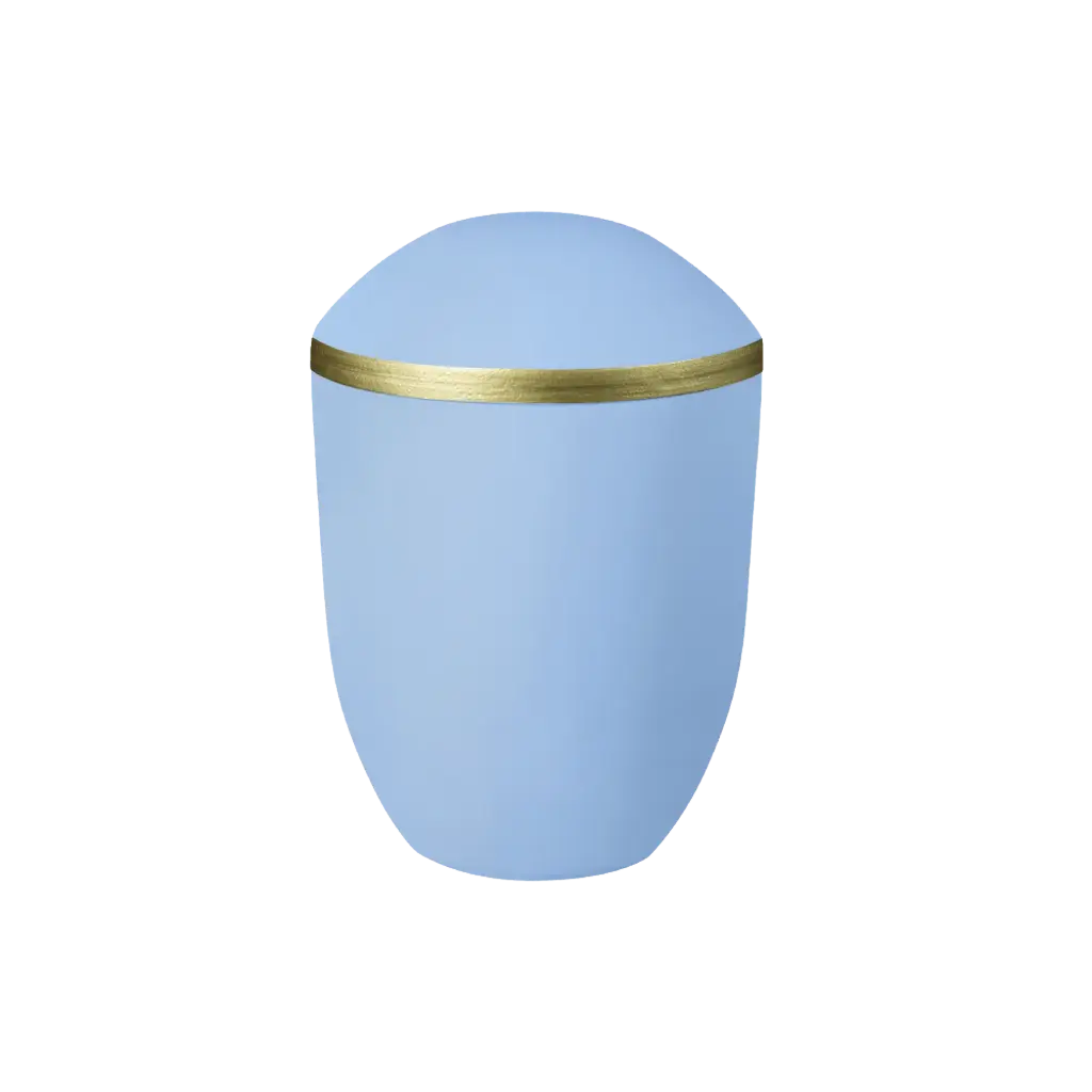 AQUA PURE BIO-LEHM Urne atlantikblau gold