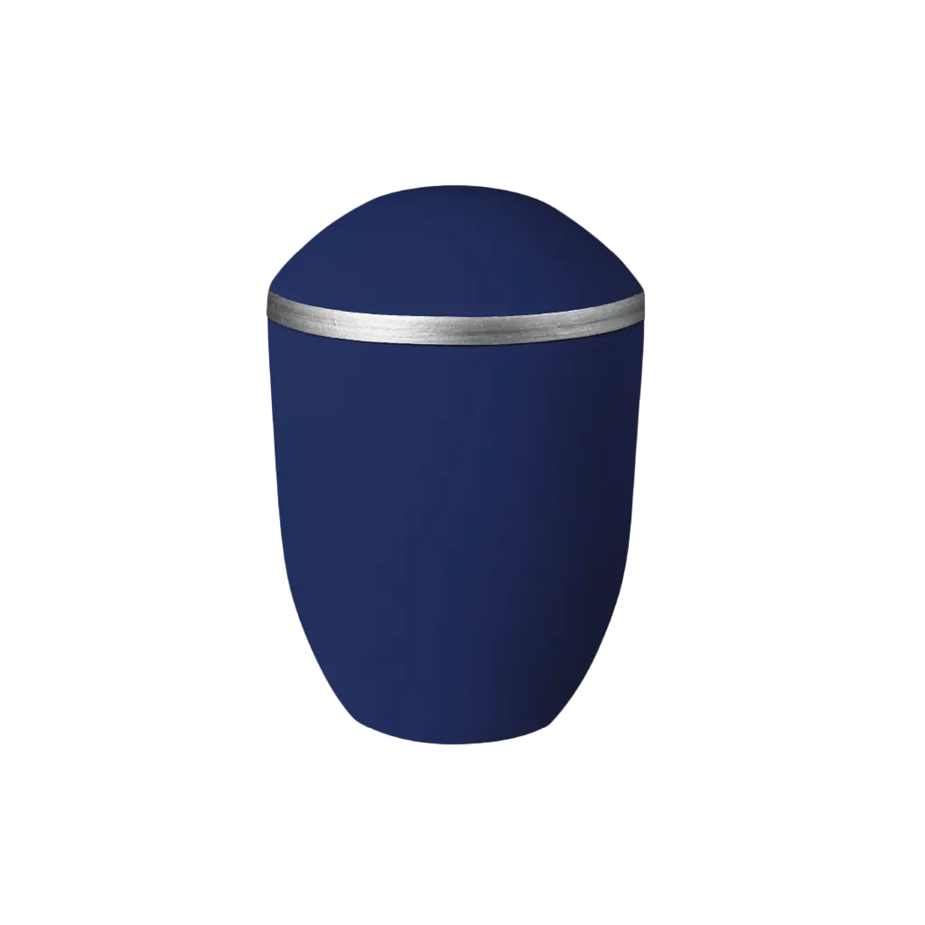 AQUA PURE BIO-LEHM Urne saphir silber