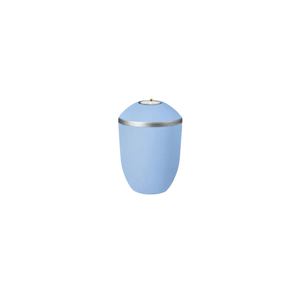 AQUA PURE BIO-LEHM Memory atlantikblau silber