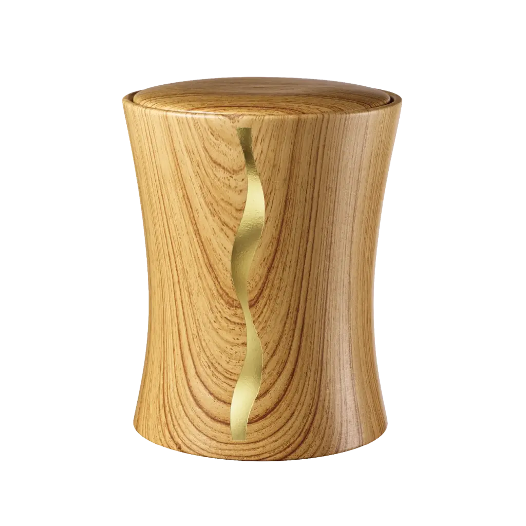 CONTURA BIO-LEHM Urne Esche gold