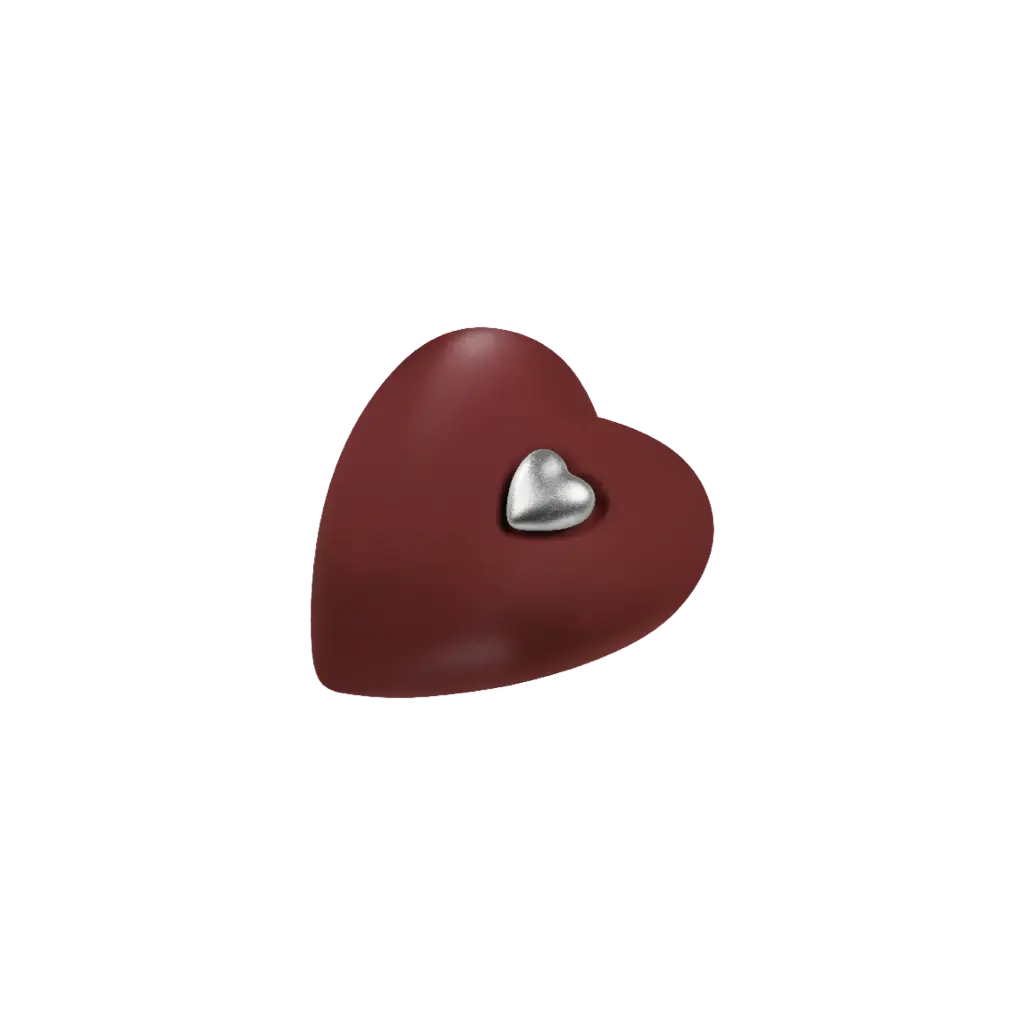 HERZ BIO-LEHM Memory ahorn silber