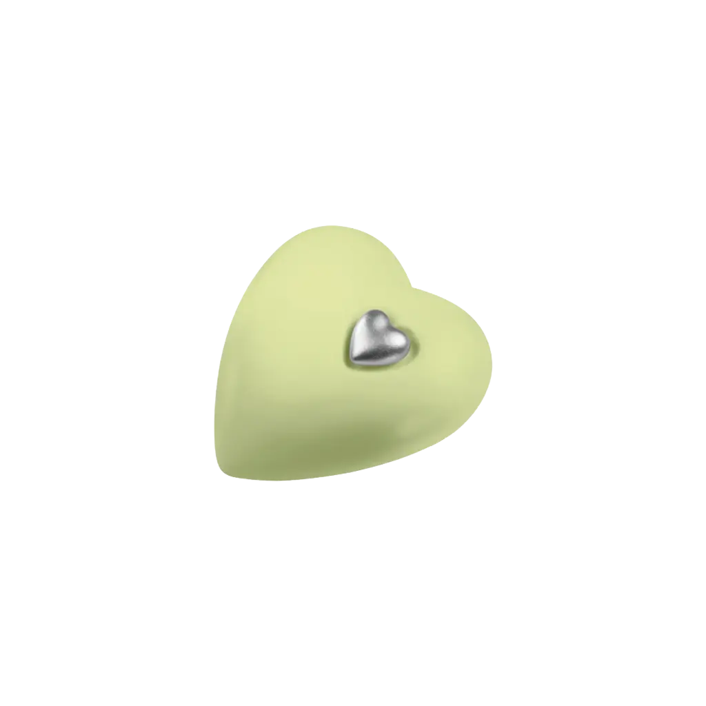 HERZ BIO-LEHM Memory limone silber