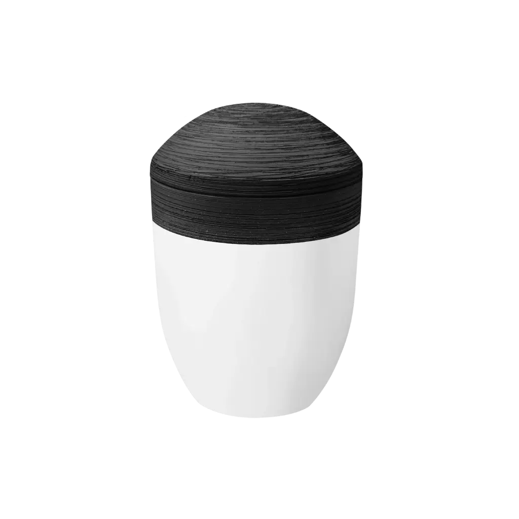 HORIZONT PURE BIO-LEHM Urne basalt weiß