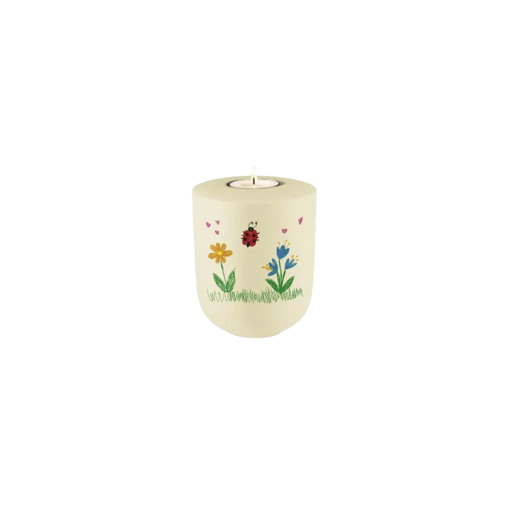 JUNIOR ELEGANCE BIO-LEHM Memory Marienkäfer sandbeige