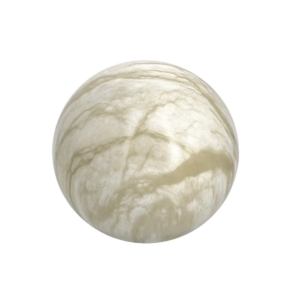 KUGEL BIO-LEHM Urne Marmor