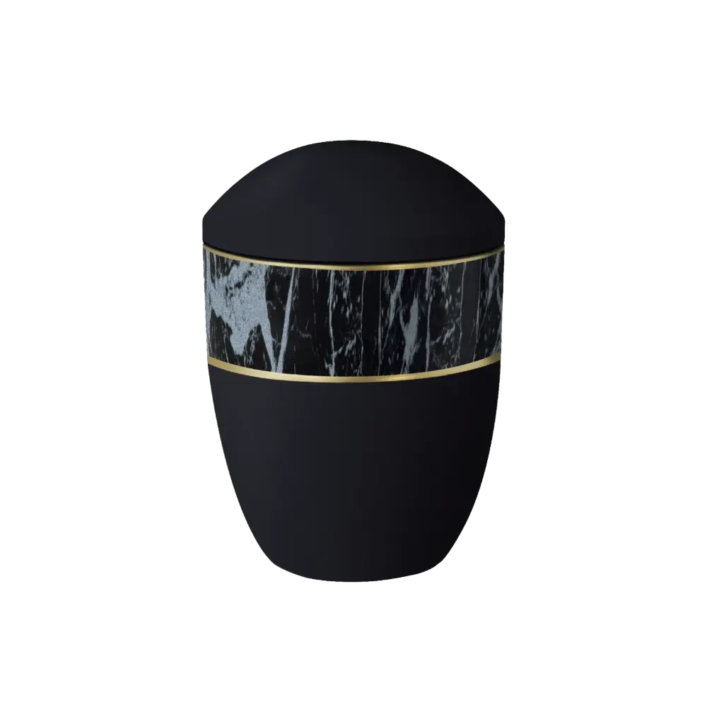 LOOP PURE BIO-LEHM Urne basalt Onyx