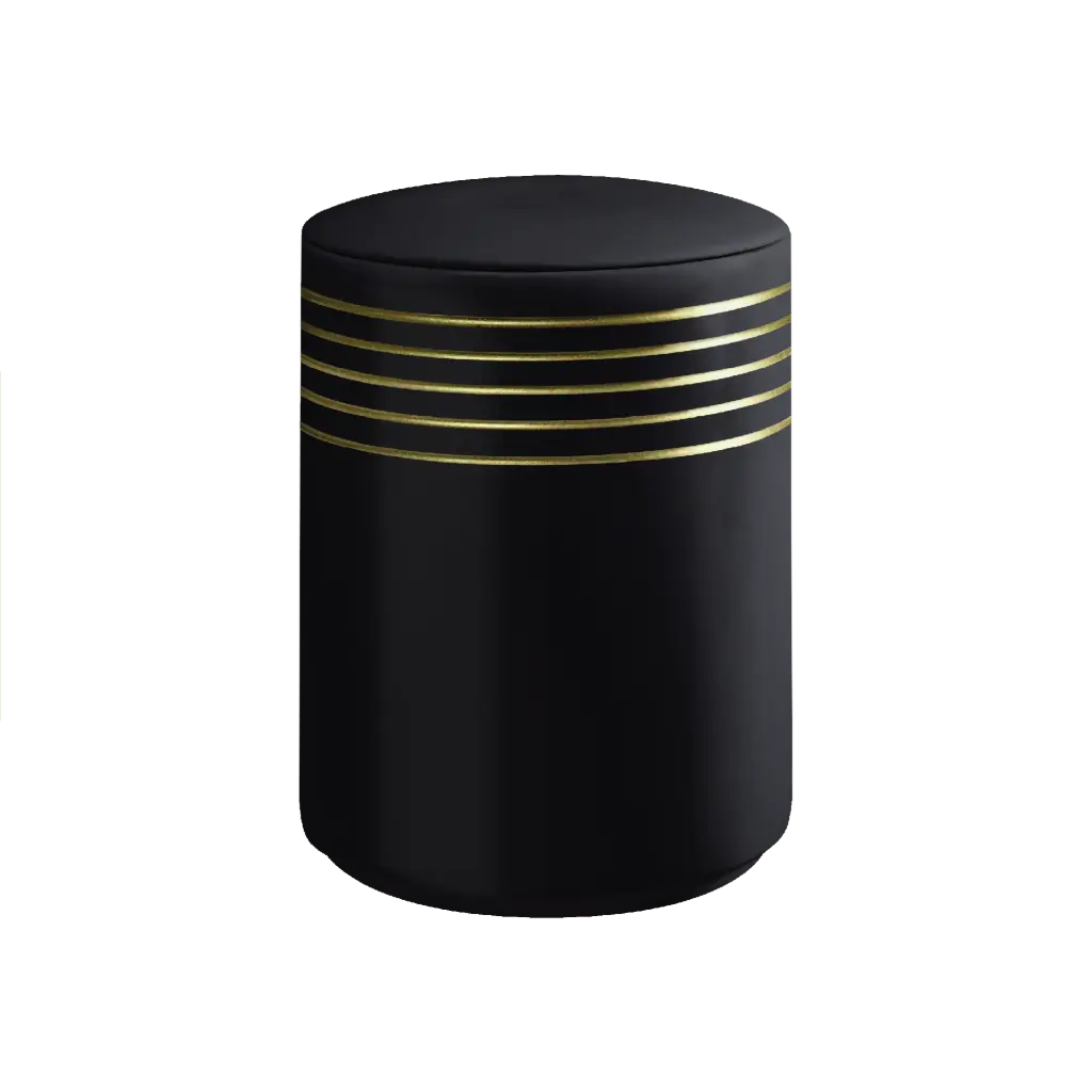 NOVA BIO-LEHM Urne basalt gold