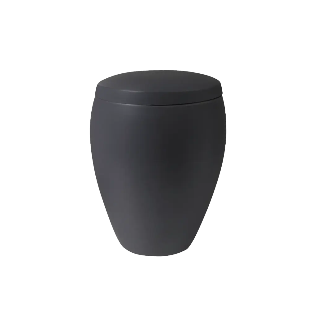OMEGA BIO-LEHM Urne anthrazit uni