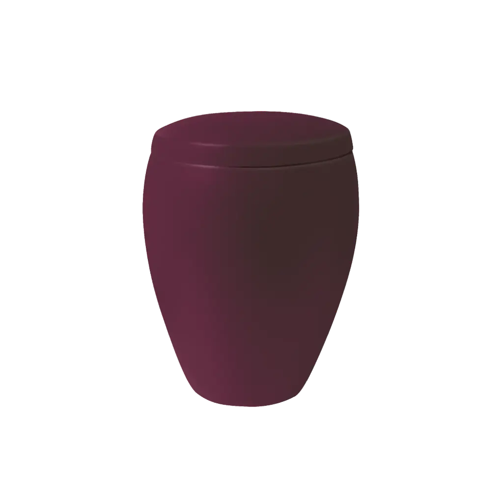 OMEGA BIO-LEHM Urne brombeer uni