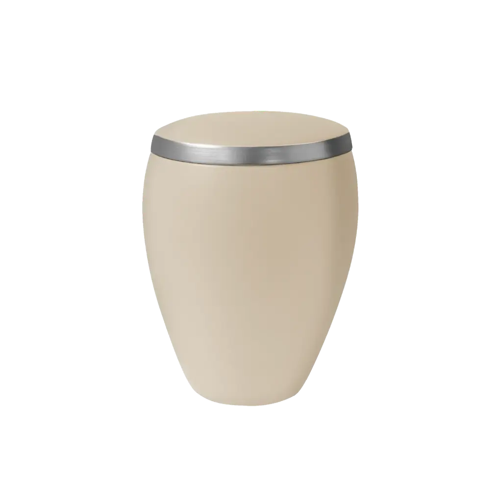 OMEGA BIO-LEHM Urne cashmere silber