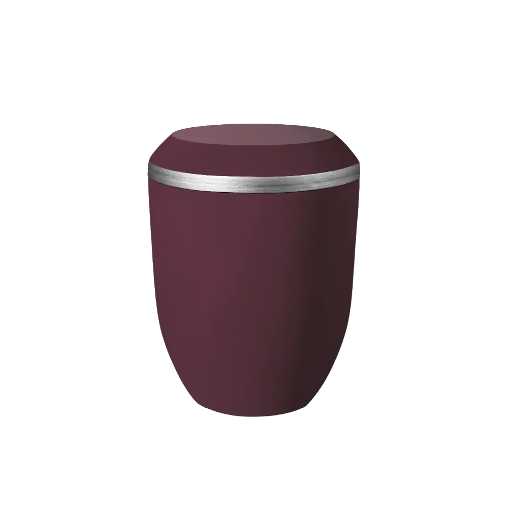 OPUS BIO-LEHM Urne brombeer silber