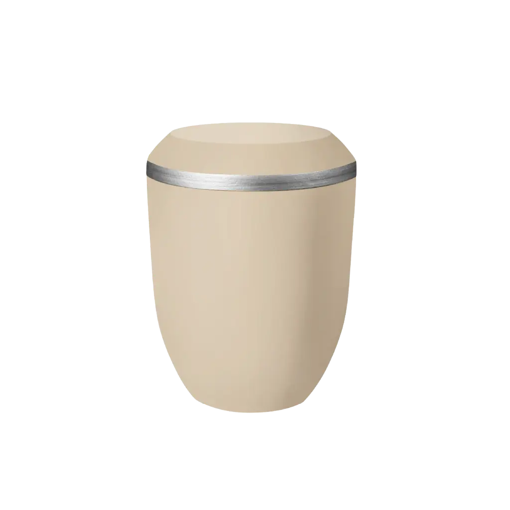 OPUS BIO-LEHM Urne cashmere silber