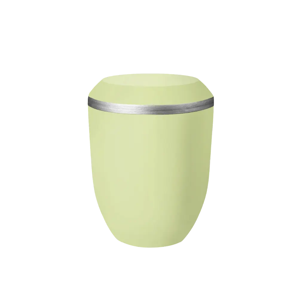 OPUS BIO-LEHM Urne limone silber