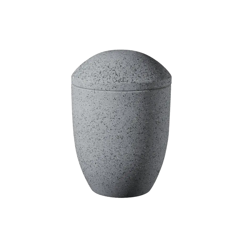 PURE BIO-LEHM Urne granit uni