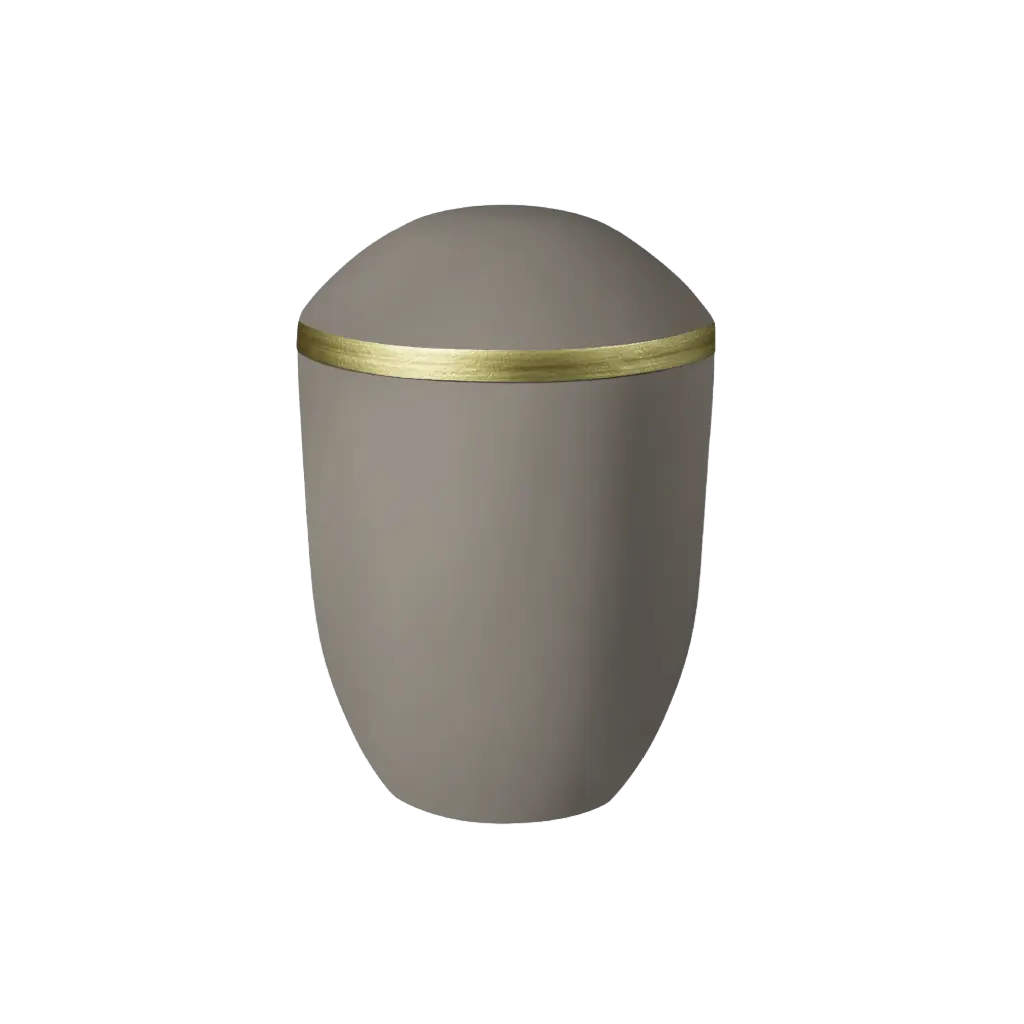 PURE BIO-LEHM Urne mandel gold