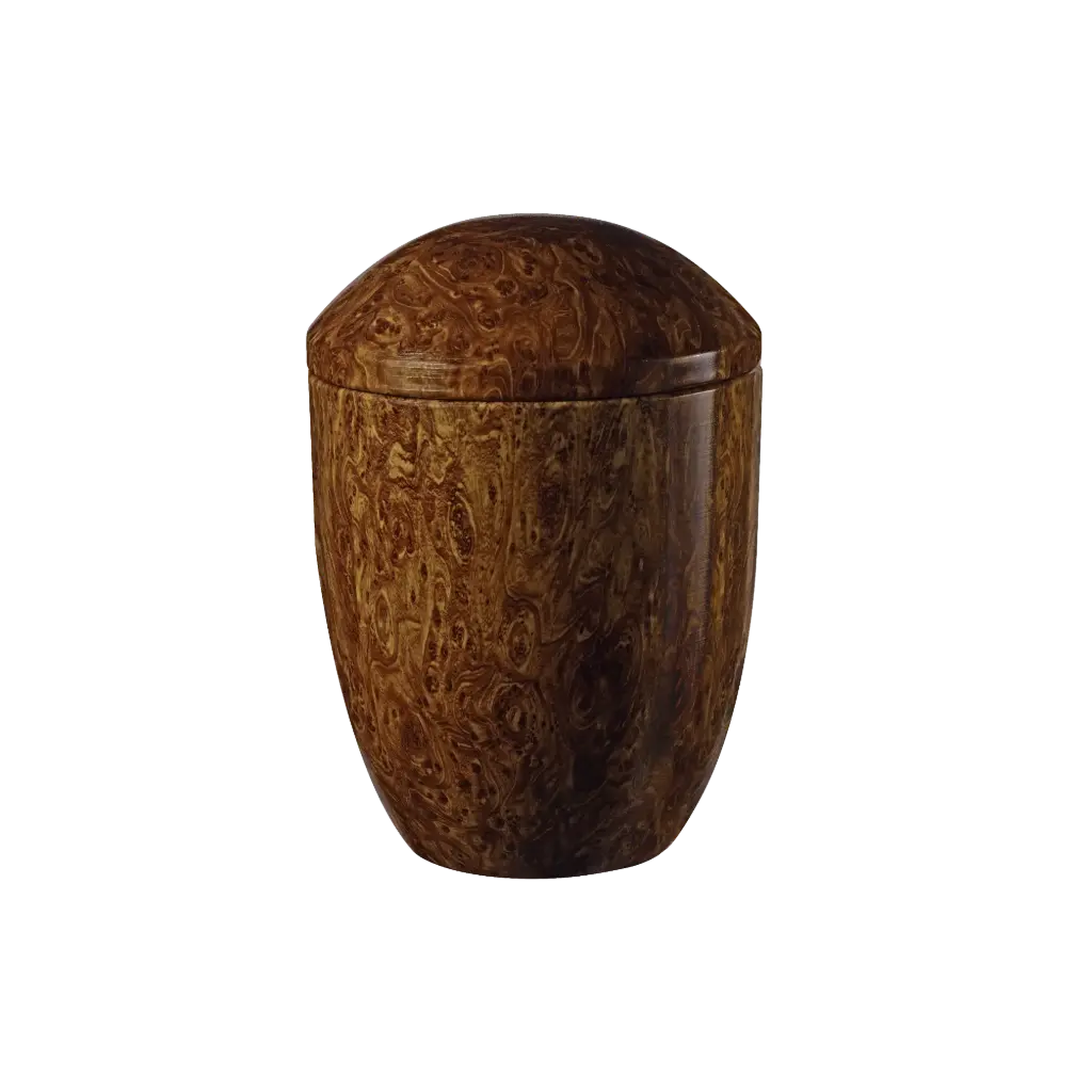 PURE BIO-LEHM Urne Mahagoni