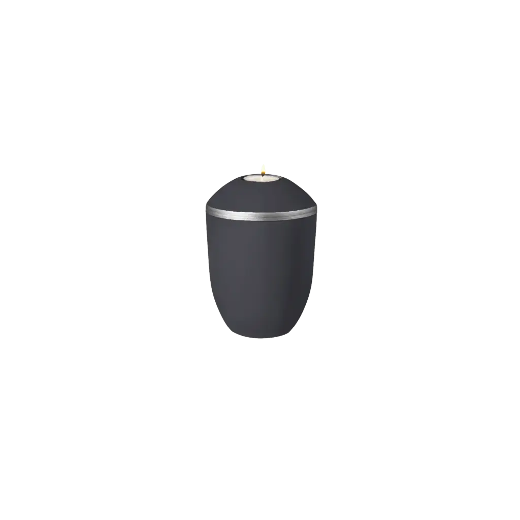 PURE BIO-LEHM Memory anthrazit silber