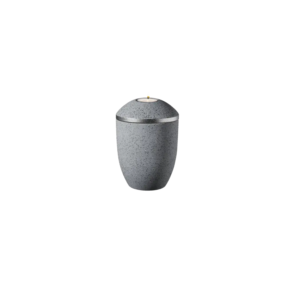 PURE BIO-LEHM Memory granit silber
