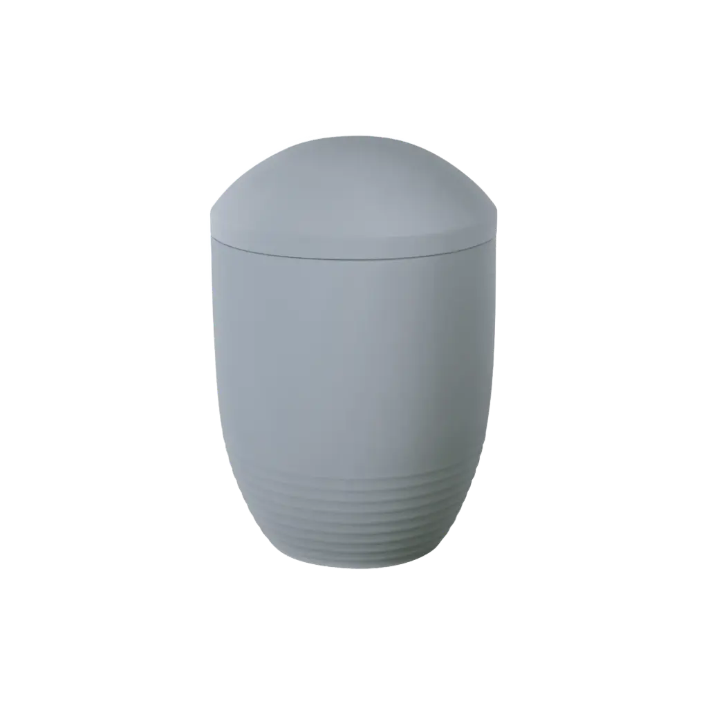 WAVE BIO-LEHM Urne taubenblau uni