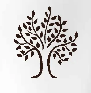 BAUM Dekor braun