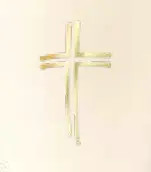 KREUZ MODERN Dekor gold