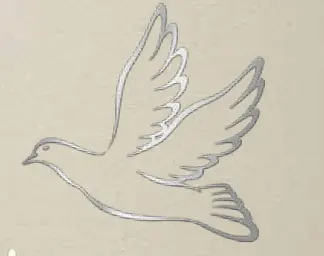 TAUBE Dekor silber