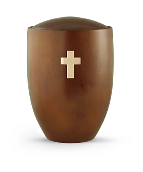 Edition Sevilla, Erle - Teakholz, Messingkreuz gebürstet