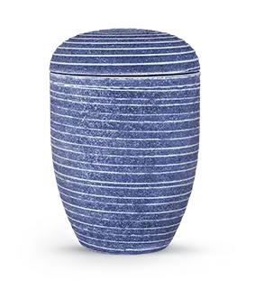 Edition Rocka, blau, gerillte Oberfläche in Steinoptik, biol. abbaub.