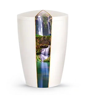 Edition Natura, perlmutt, Wasserfall, biol. abbaub.