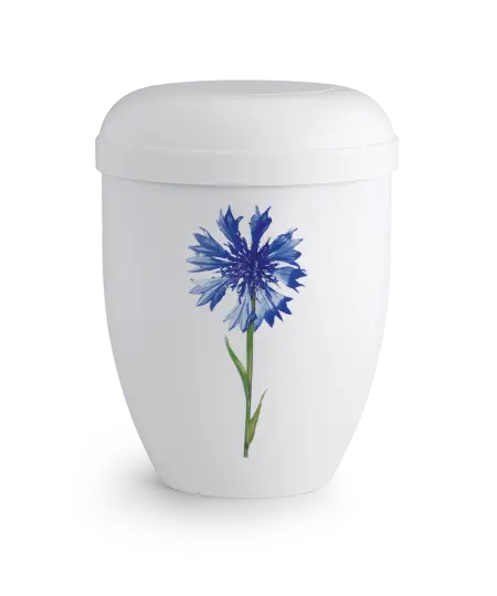 Edition Classic, weiß, Kornblume, biol. abbaub.