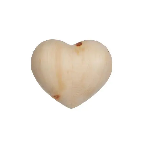 Urne Cuore Zirbel, Holz, 24x28x13,5 (2L)