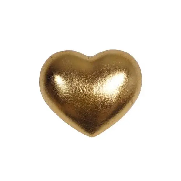 Urne Cuore gold, Holz, 27x31,5x15,5 (4L)
