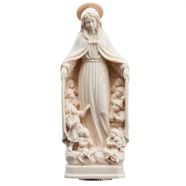 Urne Schutzmantelmadonna, Natur, 12 cm (5ml)