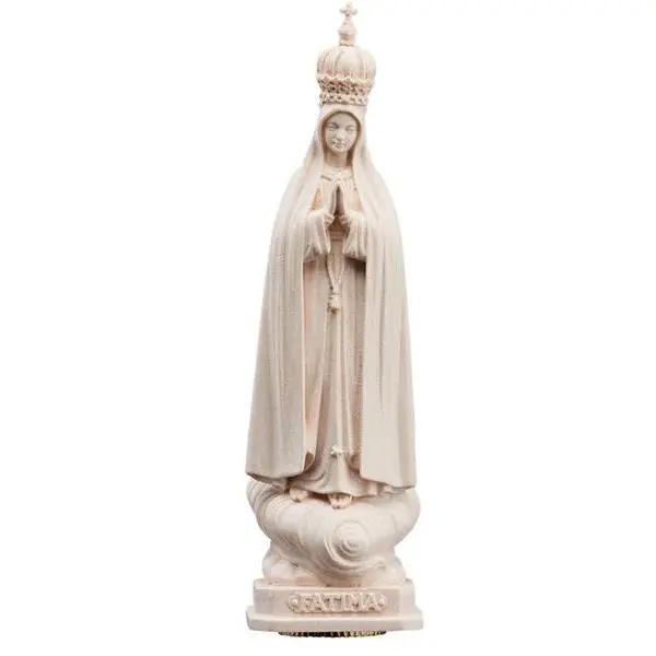 Urne Mad.Fátima Capelinha mit Krone, Natur, 22,5 cm (10ml)