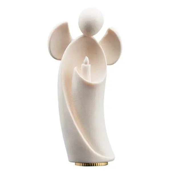 Urne Engel Amore mit Kerze Ahorn, Natur, 15 cm (10ml)