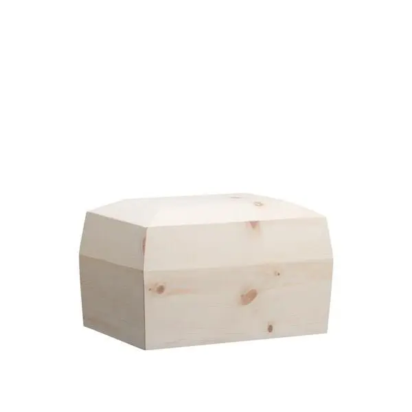 Urne Ricordo Zirbel natur, Holz, 27,5x19,5x18 (4L)