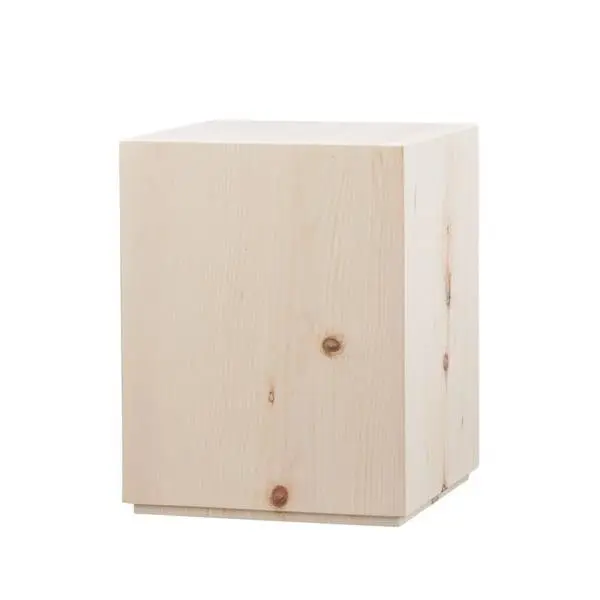 Urne Silenzio Zirbel, Holz, 27x21x21 (4L)