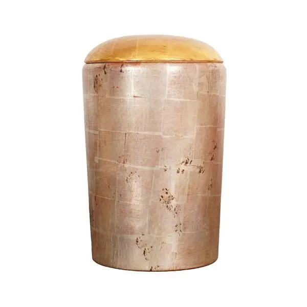 Urne Speranza Gold 24Karat und Silber, Holz, 30x19,5 (4L)