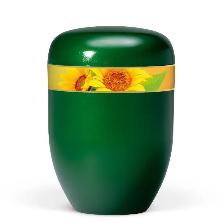 Moosgrün, Dekorband Sonnenblume
