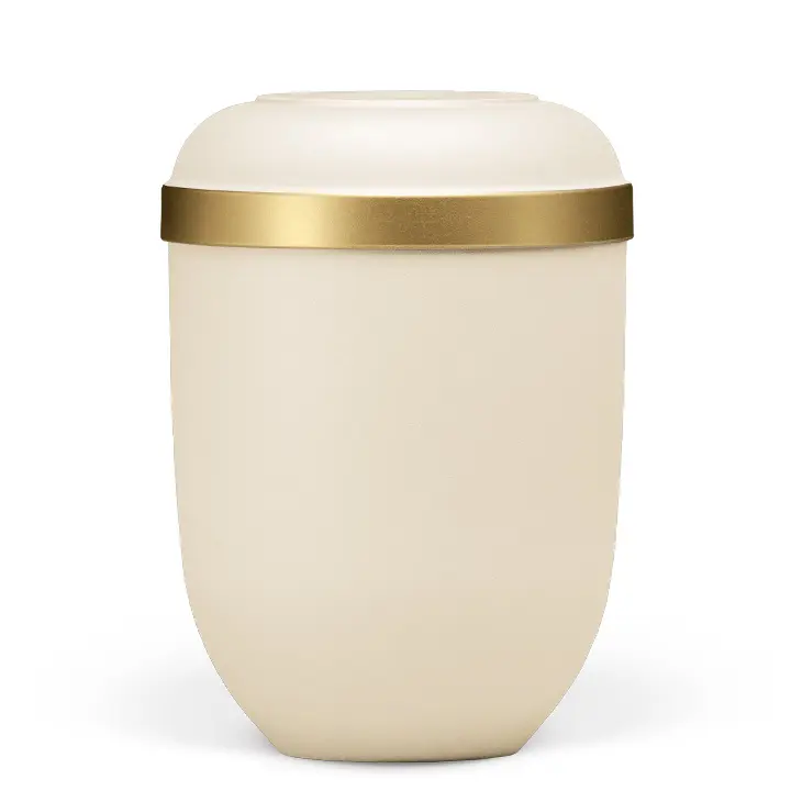 Sandbeige, Goldrand 