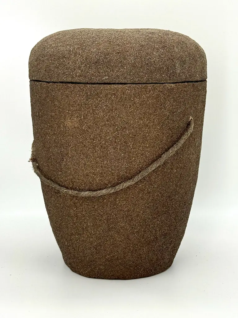 Terra, Papierurne Sandfarben dunkel