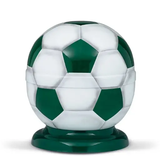 [1682] Fussball-Urne, Grün-Weiss