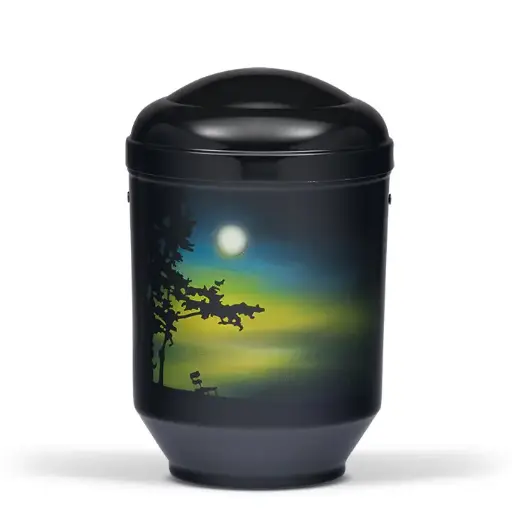 [3015] Schwarz, Airbrush: "ABENDSTIMMUNG"