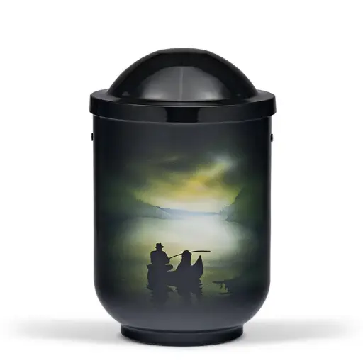 [3414] Schwarz, Airbrush: " Angler "
