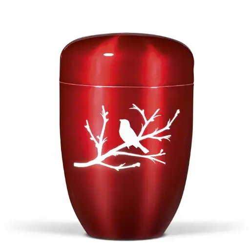 [3621] Bordeaux, Airbrush - "Vogel"